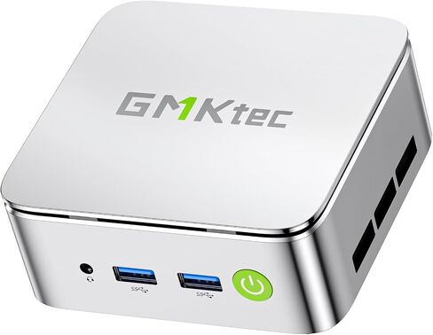 GMKtec Mini PC Computer, G10 Ryzen 5 3500U (Beats N150/4300U/3200U), 16GB RAM 512GB SSD 2.5GbE NIC LAN Desktop Office Home Business HTPC, Triple 4K Display, WiFi, BT, USB-C, DP, Type-C PD, HDMI 2.1 in Saudi Arabia