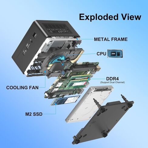 ASUS NUC 13 Pro، Intel NUC 13 Pro NUC13ANHi5 كمبيوتر صغير، ذاكرة الوصول العشوائي 16 جيجابايت، 512 جيجابايت SSD | جهاز كمبيوتر NUC 13 متعدد الاستخدامات مع معالج Core i5-1340 (12Core وما يصل إلى 4.6 جيجا هرتز، Intel Iris Xe Graphics)، يدعم 4K/WiFi6E/BT5.3/W in Kuwait