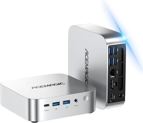 ACEMAGIC K1 Mini Pc Windows 11 Pro Ryzen R2544 8GB DDR4 RAM 256GB SSD | Beat N5095/3500U/3200U/N95 up to 3.7GHz Mini Desktop Computers, Triple-Screen 4K Display WiFi 5 BT4.2 RJ45 for Home/Office in Saudi Arabia