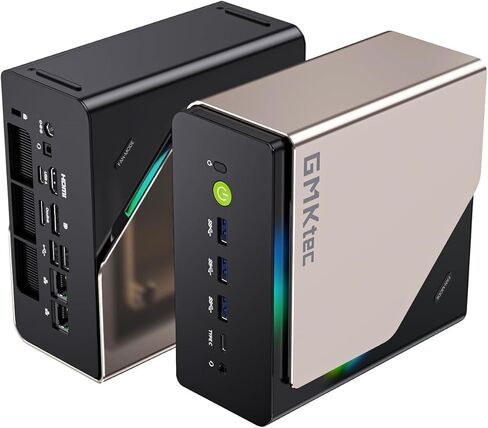 GMKtec Mini PC Intel Core i7-1185G7 (Up to 8 GHz) 16GB DDR4 1TB SSD | Intel i226V RJ45 2.5G Iris Xe Graphics USB4.0 Desktop Mini Computers WiFi 6, BT 5.2/ DP, HDMI M2 in Saudi Arabia