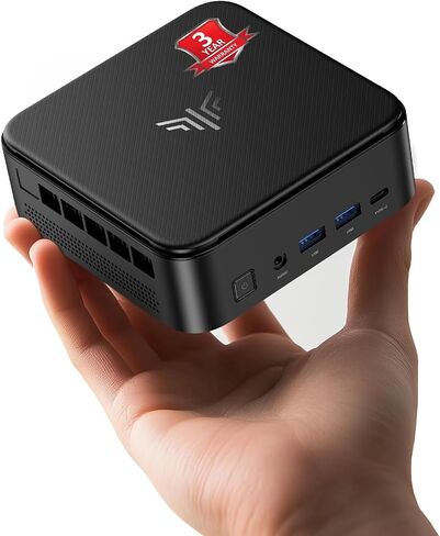 KAMRUI Mini PC Ryzen 7 7735HS 16GB LPDDR5 RAM 512GB SSD (8C/16T, 4.75GHz) | Mini Gaming Computers(Beat 6800H), Triple 4K Display, WiFi 6, BT5.2, 2.5Gbps LAN, Office Business Home in Kuwait