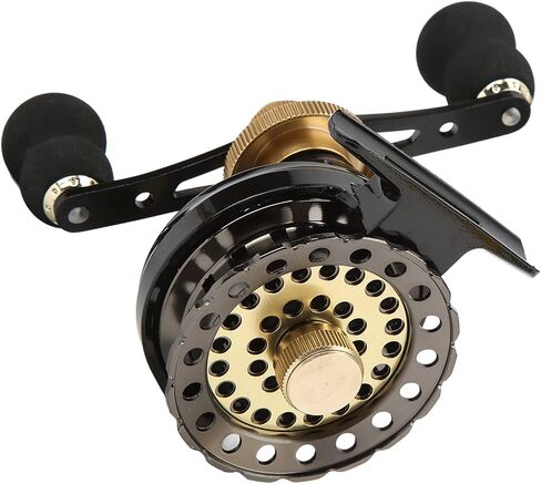 2.6:1 CNC Double Color Wire Cup Full Metal Raft Fishing Reel for Ice Fishing in Kuwait