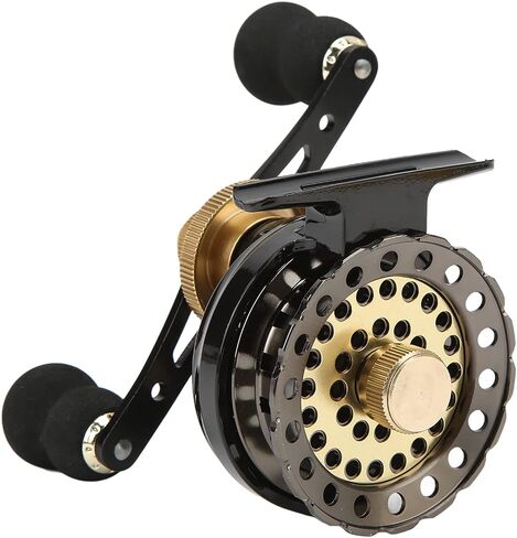 2.6:1 CNC Double Color Wire Cup Full Metal Raft Fishing Reel for Ice Fishing in Kuwait