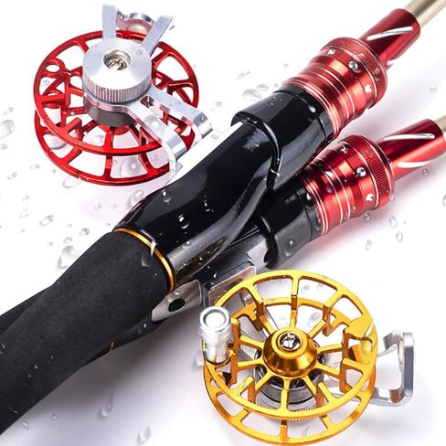 Winter Ice Fishing Wheel Fly Reels Heavy Duty Aluminum Fly Fishing Reels for Trout Fishing Tackle in Saudi Arabia