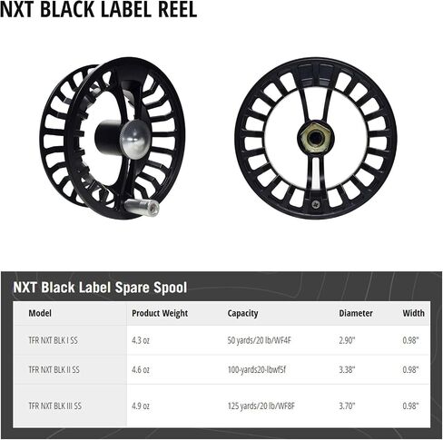 TEMPLE FORK OUTFITTERS NXT Black Label I Spare Spool (TFR-NXT-BLK-I-SS) in Saudi Arabia