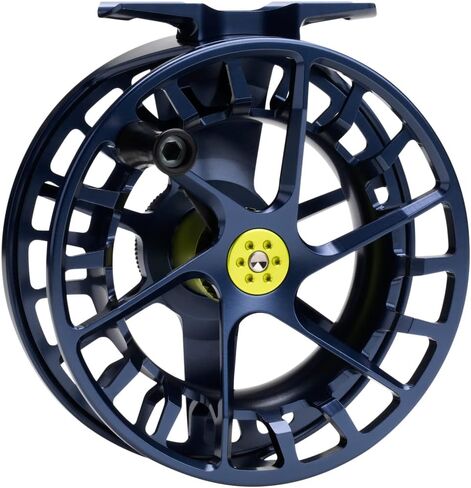 LAMSON | Speedster S-Series -7+ Fly Fishing Reel | All-Water | Super Large Arbor, Fully CNC Machine/Anodized, Rapid Line Pick up | Midnight | 6wt 7wt 8wt Size in Saudi Arabia