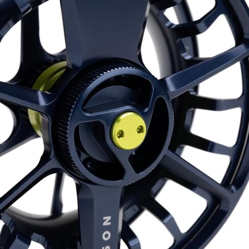 LAMSON | Speedster S-Series -7+ Fly Fishing Reel | All-Water | Super Large Arbor, Fully CNC Machine/Anodized, Rapid Line Pick up | Midnight | 6wt 7wt 8wt Size in Saudi Arabia