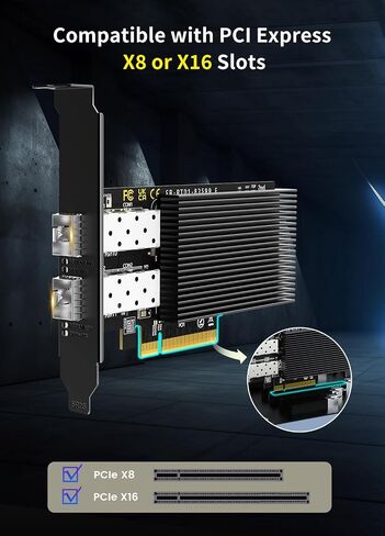 NICGIGA 10Gb PCIe 4.0 x1 Network Card, Realtek RTL8127 Ethernet Adapter. in Kuwait