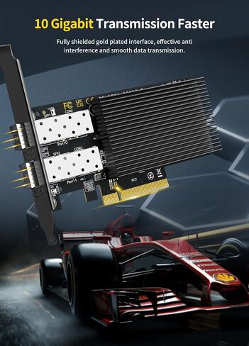 NICGIGA 10Gb PCIe 4.0 x1 Network Card, Realtek RTL8127 Ethernet Adapter. in Kuwait