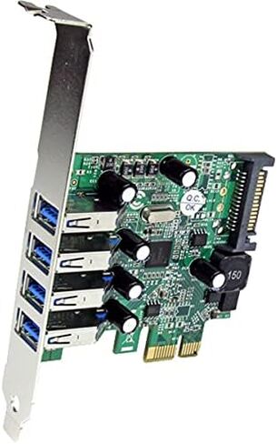 StarTech 4-Port PCI Express USB 3.0 Controller Card, 5Gbps (PEXUSB3S4V) in Saudi Arabia