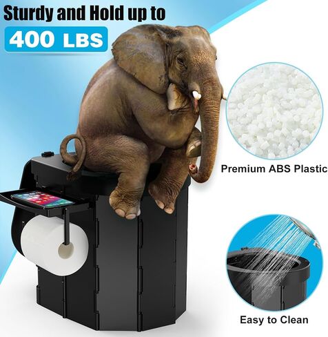 Portable Toilet,Camping Toilet,Portable Toilet for Adults | Foldable Toilet with Toilet Bags & Poo Gel,Phone Shelf and Paper Holder,for Camping,Outdoor, Hiking,Truck, RV, Beach in Saudi Arabia