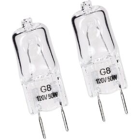 6912A40002J Microwave Lamp Halogen Light Bulb for LMV2031ST Light Bulb | 120V 50W G8 Microwave Oven Lamp Bulb for Kenmore LMV2031ST LMV2031BD 83543 Light Bulb Replace 2025028 AH3610037, 2Pcs ﻿ in Saudi Arabia