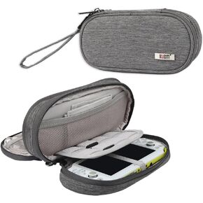 BUBM Double Compartment Storage Case Compatible with PS Vita and PSP, Protective Carrying bag, Portable Travel Organizer Case Compatible with PSV and Other Accessories,Gray in Saudi Arabia