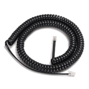 16FT Long Phone Cord for Landline(Coiled Length 2FT), 1 Pack Black | Telephone Handset Cord Compatible with Cisco 6900 & 7800 & 7900 & 8800 & 8900 Series IP Phones in Kuwait