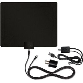 Mohu Leaf 50 Original Paper-Thin Indoor TV Antenna, UHF VHF, 60-Mile Range, Multi-Directional, 4K 8K UHD NEXTGEN TV - w/12 ft. Cable, Jolt Switch in Saudi Arabia