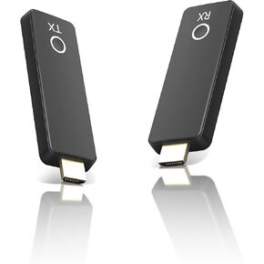 Wireless 4K Ultra HD HDMI Extender, 2.4G+5G Dual Band Plug & Play, No WiFi Needed, 100FT Long Range Low Latency Video Audio Adapter for Laptop, PC, TV, Projector, Home & Office in Saudi Arabia