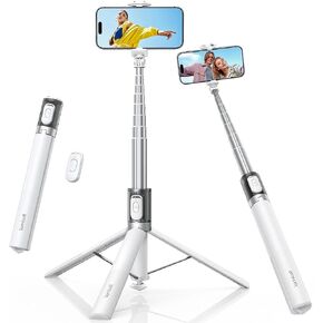Lamicall 65" Tripod for iPhone 0.77lb Selfie Stick with Remote & Cold Shoe in Saudi Arabia