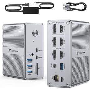 TobenONE DisplayLink Docking Station 3 Monitors with 120W Power Adapter in Saudi Arabia