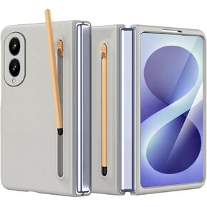 NINKI Pen for Samsung Galaxy Fold 8 Case with Screen Protector,Stylus Pen Holder Heavy Duty Rugged Shockproof Dustproof Pen Storage Hard Case for Galaxy Fold 8 Pink in Kuwait