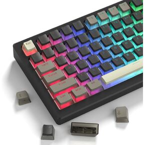 Womier PBT Shine Through Keycaps for Mechanical Keyboard, Pudding Keycaps in Saudi Arabia