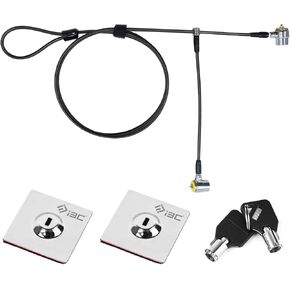 Laptop Lock, Combination Security Lock Cable with Keys and Anchor Plate, Anti Theft Lock for Business Electronics, Monitors, Tablets, Smart Phones (2 Laptop Locks Head) in Saudi Arabia
