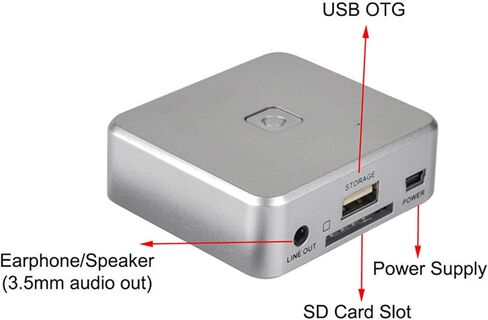 Sound Capturing Card Recorder Analog Music Digitizer VCD Player to Card USB Disk MP3 with Remote Control Remote Controlled Music Digitizer in Saudi Arabia