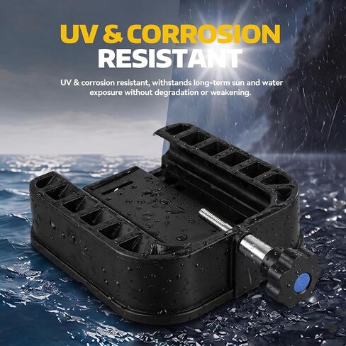 MARINOVA Universal Mounting Base：Compatible with Cannon Composite, Fits Optimum, Magnum, Uni-Troll, Easi-Troll in Kuwait