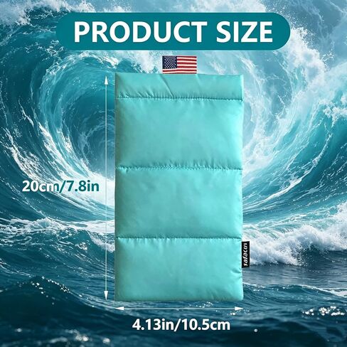 Thermal Phone Case Prevent OVERHEATING in The Sun, Cellphone Pouch for Camping Prevents Freezing, Extends Battery Life, Outdoor Warm Cover Bags for iPhone,Samsung Galaxy Baby Blue in Saudi Arabia