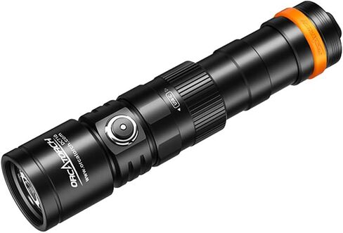 ORCATORCH OcraTorch DC710 USB-C Direct Charging 3000 Lumens Dive Light, Black in Kuwait