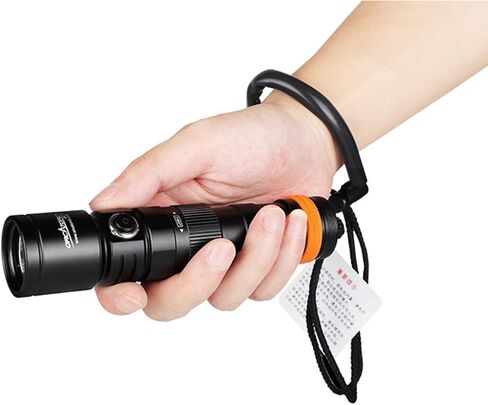 ORCATORCH OcraTorch DC710 USB-C Direct Charging 3000 Lumens Dive Light, Black in Kuwait