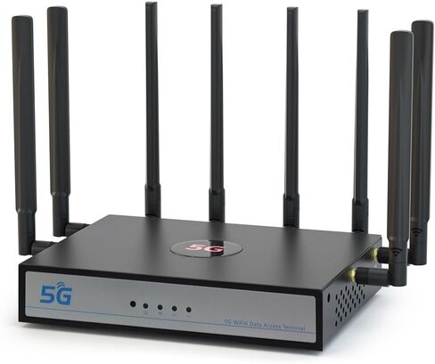 راوتر بطاقة SIM 5G CPE، واي فاي 6 5G مودم خلوي ثنائي النطاق NSA SA مع فتحة بطاقة SIM لمكتب المنزل الذكي راوتر لاسلكي داخلي عالي السرعة in Kuwait