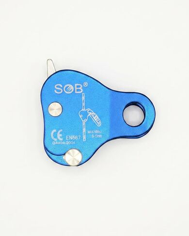 Climbing Ascender Fall Protection Device - Aluminum Magnesium Alloy Rope Grab Clamp for Rock Climbing, Mountaineering, Arborist, Aerial Work in Kuwait