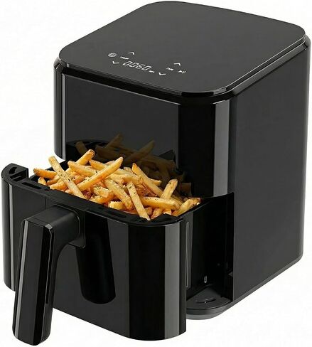 DUMOS 3 Qt Air Fryer, Compact Digital Airfryer with Auto Shut-Off, Fast Cooking for Quick Easy Meals, Space Saving Mini Air Fryer for Small Kitchens, Apartments & Singles in Saudi Arabia