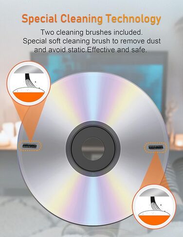 Arsvita CD Cleaner Disc for CD/VCD/DVD Player & Audio Cassette Head Cleaner Set in Saudi Arabia
