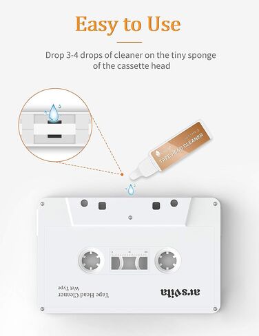 Arsvita CD Cleaner Disc for CD/VCD/DVD Player & Audio Cassette Head Cleaner Set in Saudi Arabia