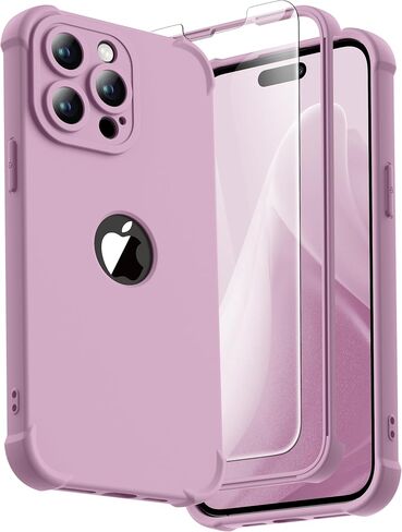 ORETECH 3 in 1 for iPhone 13 Case with 2X 9H Screen Protector,Red | Full Body Shockproof Design Smooth Texture,15FT Military Grade, Camera Lens Shield, with Armor Front Frame Protection in Kuwait