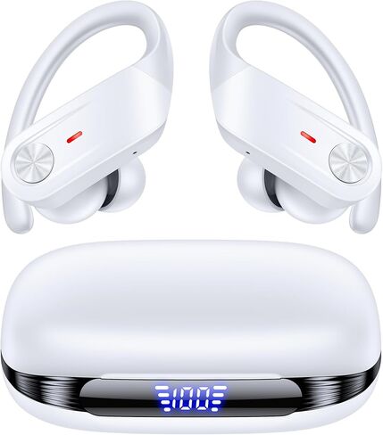 Hybrid Active Noise Cancelling Wireless Ear Buds 80 Hrs Playtime Hi-Res Stereo Quality Bluetooth Earbuds with Transparency Mode Headphones Bluetooth Earhooks ANC Earphones for Work Sports Travel in Saudi Arabia