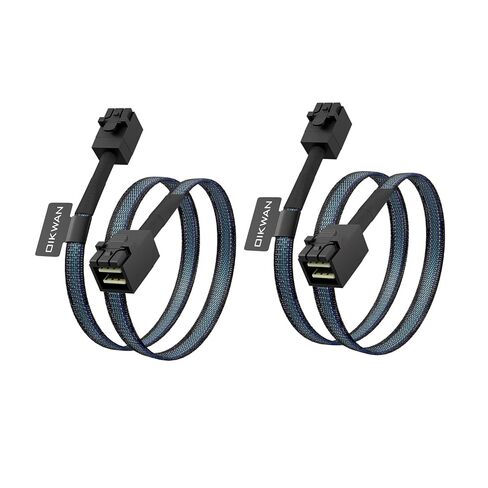 Internal Mini SAS SFF-8643 to SFF-8643, Compatible with RAID or PCI Express Controller (1.6FT/0.5M) in Saudi Arabia