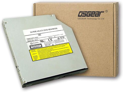 OSGEAR داخلي سميك 12.7 ملم SATA 8X DVDRW CD DVD RW ROM ناسخ كمبيوتر محمول استبدال صينية ماك لمحرك Asus Acer HP Dell Lenovo Samsung Sony in Kuwait