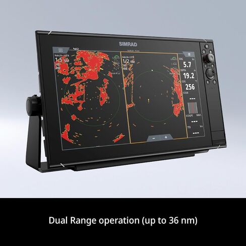 Simrad HALO20+ 36 NM 20-inch Pulse Compression Radar, 60 RPM, with Collision Avoidance and VelocityTrack, Dual Range Doppler Technology Built-in in Saudi Arabia
