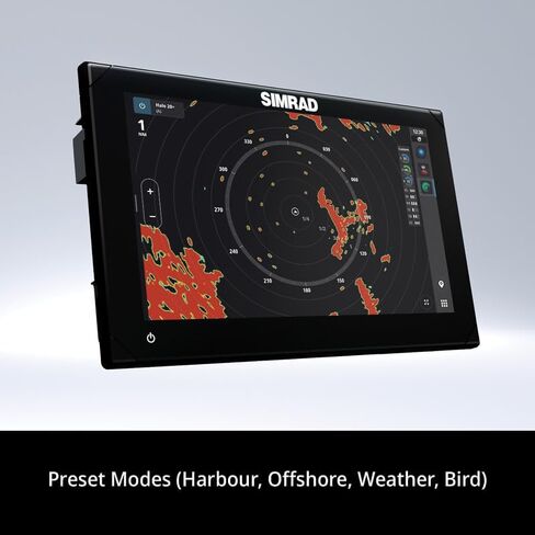 Simrad HALO20+ 36 NM 20-inch Pulse Compression Radar, 60 RPM, with Collision Avoidance and VelocityTrack, Dual Range Doppler Technology Built-in in Saudi Arabia