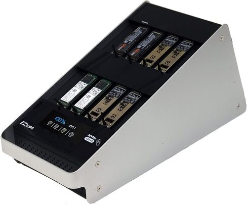EZ DUPE 1 to 7 SOHO NVME Duplicator MKIII with Touchscreen DM-HE0-8V07NTP3 | Multiple M.2 NVMe / M2 SATA NGFF (PCIe/ACHI) B Key, M Key, B+M Key 2230 2242 2260 2280 Internal SSD Cloner Copier at 35MB/sec in Saudi Arabia