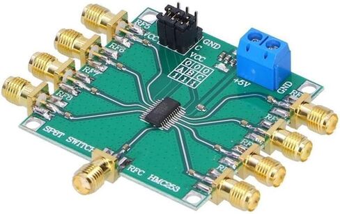 HMC253 RF Switch Module Single Pole Eight Throw Switch For SMA DC 2.5 GHz 3V-5V Power Supply Antenna Selection Module With Decoder In QSOP Package For Base Station Cable TV WLAN Test Equipment in Saudi Arabia
