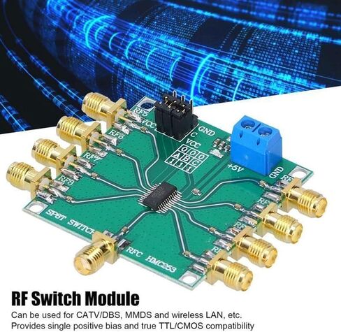 HMC253 RF Switch Module Single Pole Eight Throw Switch For SMA DC 2.5 GHz 3V-5V Power Supply Antenna Selection Module With Decoder In QSOP Package For Base Station Cable TV WLAN Test Equipment in Saudi Arabia