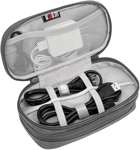 BUBM Double Compartment Storage Case Compatible with PS Vita and PSP, Protective Carrying bag, Portable Travel Organizer Case Compatible with PSV and Other Accessories,Gray in Saudi Arabia