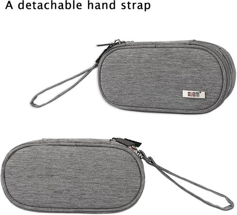 BUBM Double Compartment Storage Case Compatible with PS Vita and PSP, Protective Carrying bag, Portable Travel Organizer Case Compatible with PSV and Other Accessories,Gray in Saudi Arabia