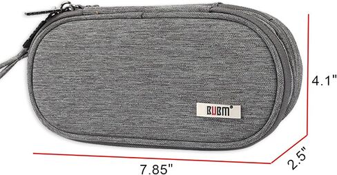 BUBM Double Compartment Storage Case Compatible with PS Vita and PSP, Protective Carrying bag, Portable Travel Organizer Case Compatible with PSV and Other Accessories,Gray in Saudi Arabia