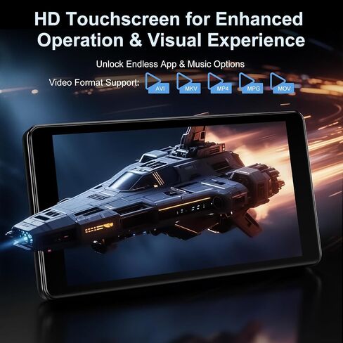 32GB MP3 Player with Bluetooth and WiFi, Oilsky 4.02" HD Music Player with Spotify, Audible, Amazon Music, Deezer, MP3 & MP4 Players Android 13 Touch Screen and Speaker, Up to 1TB in Kuwait