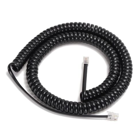 16FT Long Phone Cord for Landline(Coiled Length 2FT), 1 Pack Black | Telephone Handset Cord Compatible with Cisco 6900 & 7800 & 7900 & 8800 & 8900 Series IP Phones in Kuwait