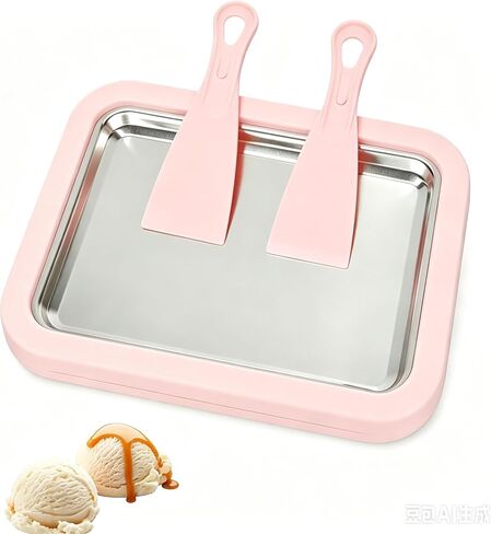 Instant Ice Cream Maker,Rolled Ice Cream Maker, Soft Serve Ice Cream maker,Perfect for Frozen Yogurt, and More! Food grade stainless steel ice cream roll machine for home us (white) in Saudi Arabia